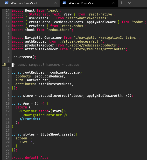 Windows Terminal experience.